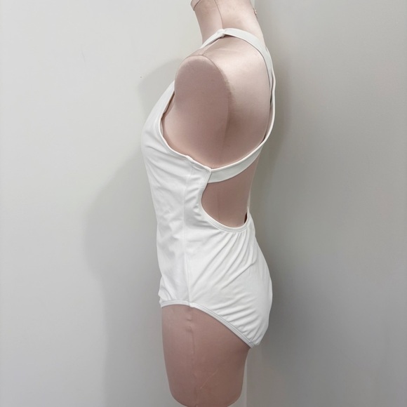 Andie The Tulum One Piece Swimsuit White Large Eco Recycled Nylon Wedding - Picture 9 of 16